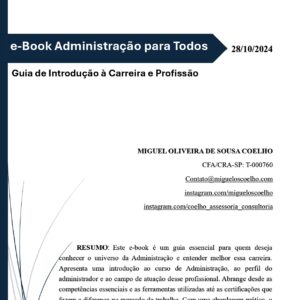 e-Book Administração para Todos – Guia de Introdução à Carreira e Profissão